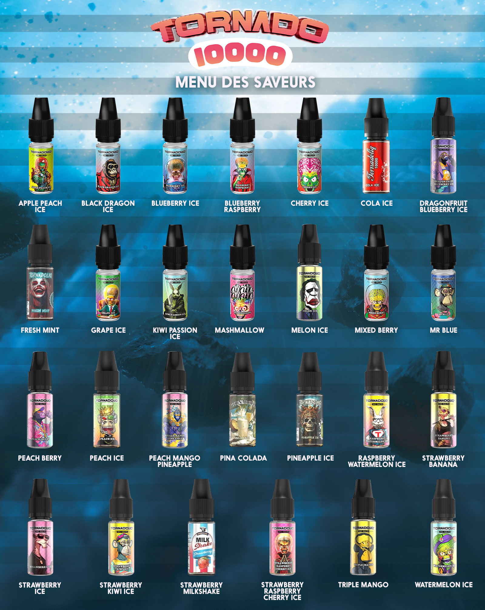 Tornadoliq Nic Salts Gobar 10ml 20mg