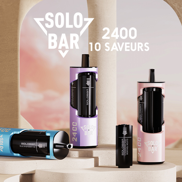 Solobar 2400 puff 4 en 1