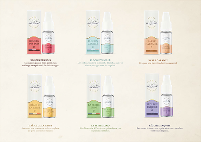 Présentation de la gamme e-liquides Petit Nuage