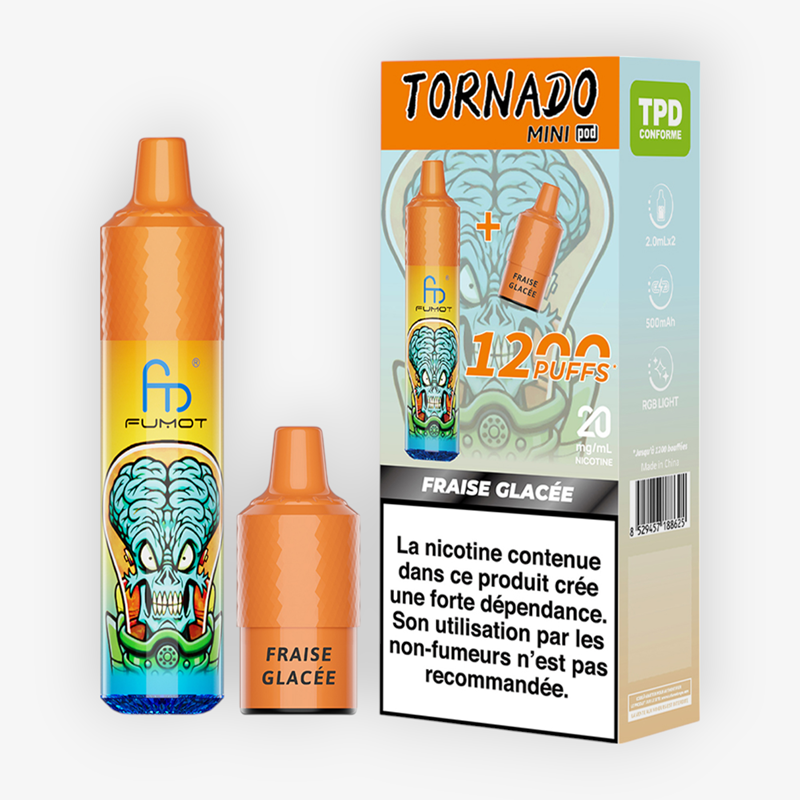 Puff 1200 Tornado Mini RandM Fumot