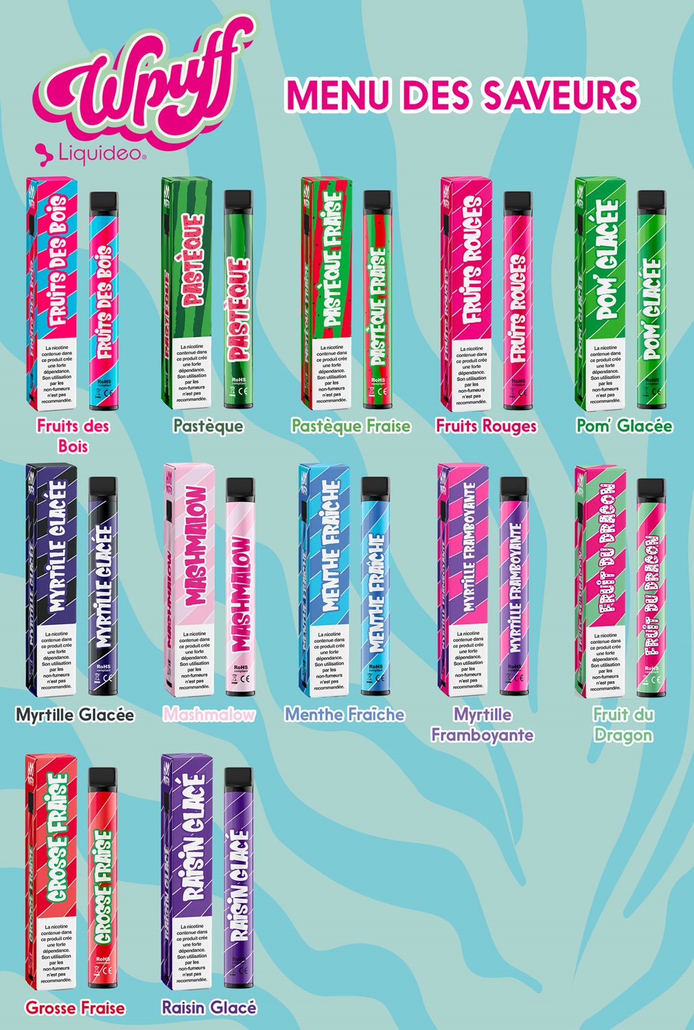 Puff Wpuff 600 0.9% Liquideo