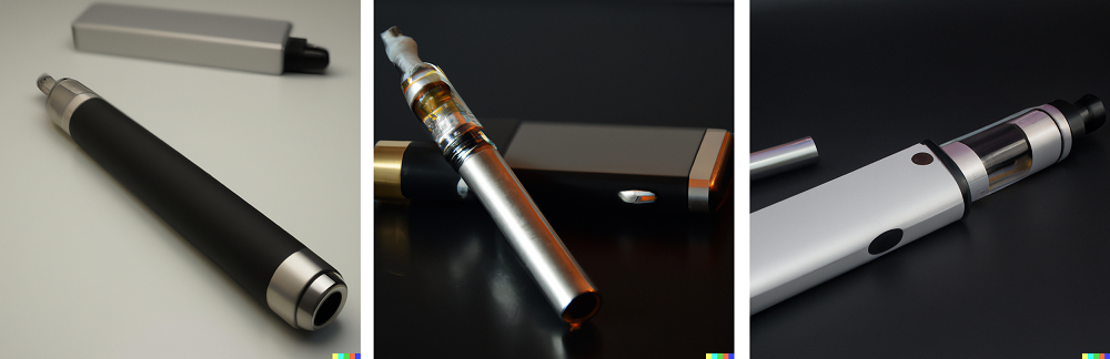 Les cigarettes électroniques imaginées par Dall.e