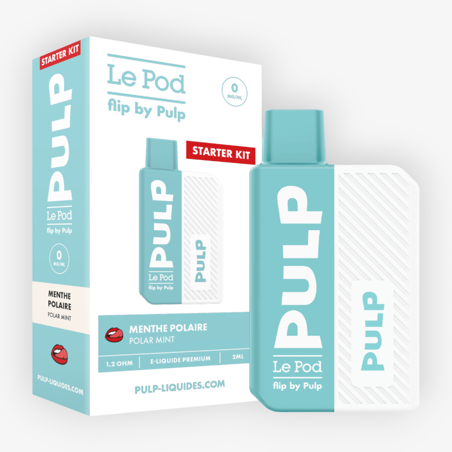 Starter Kit Pod Flip + Cartouche 20mg Pulp