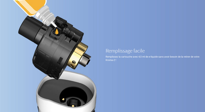 Remplissage de la cartouche Kroma Z