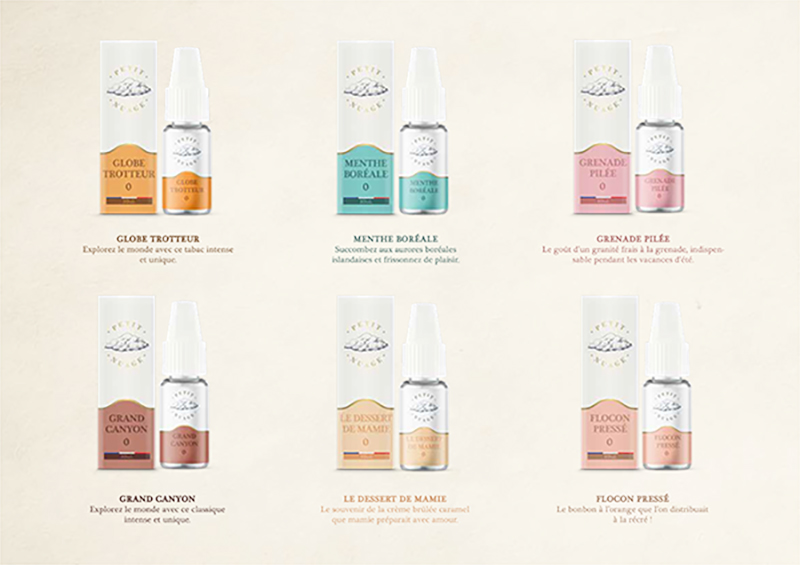 Présentation de la gamme e-liquides Petit Nuage