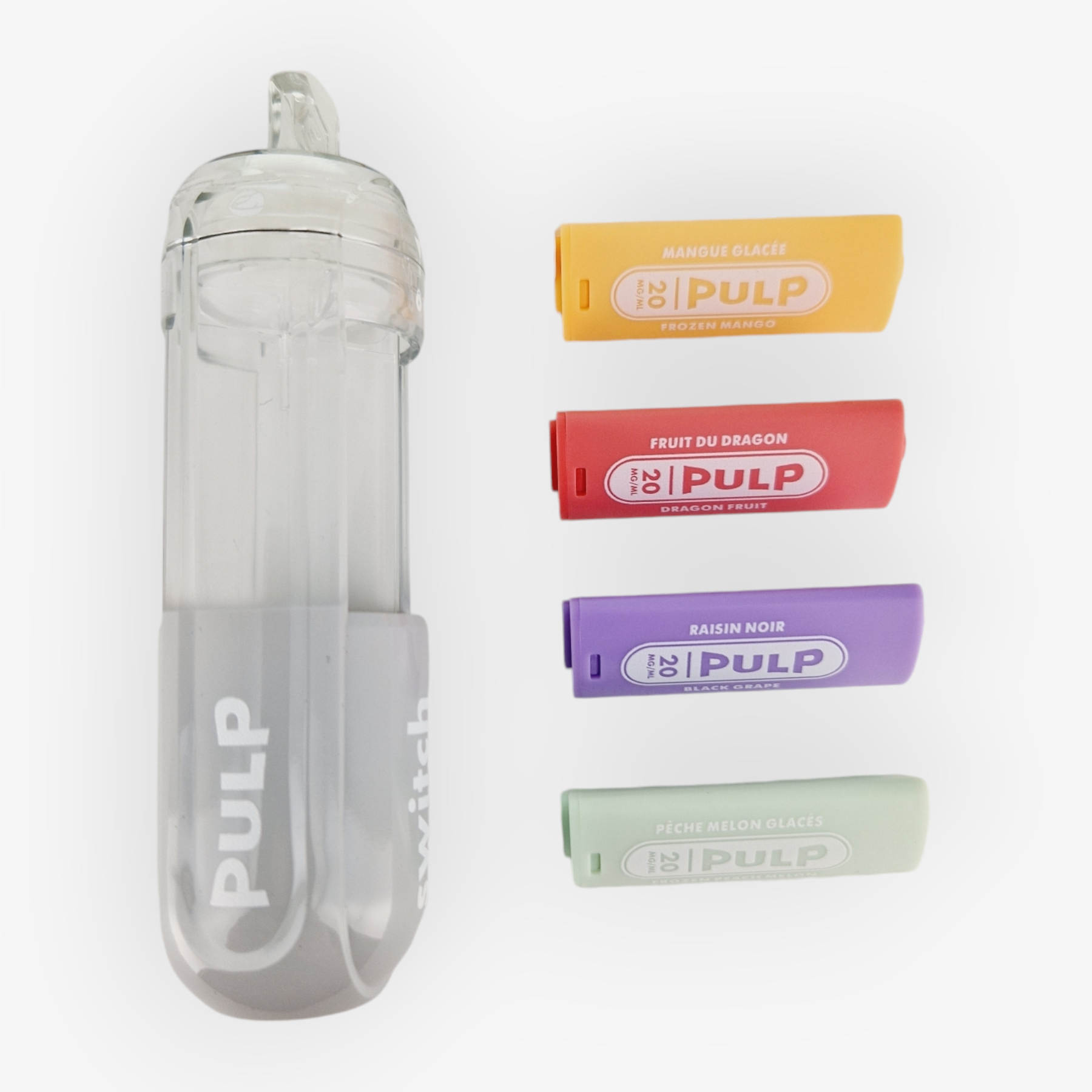 Le Pod Switch Pulp 20mg - Puff 4 saveurs en 1