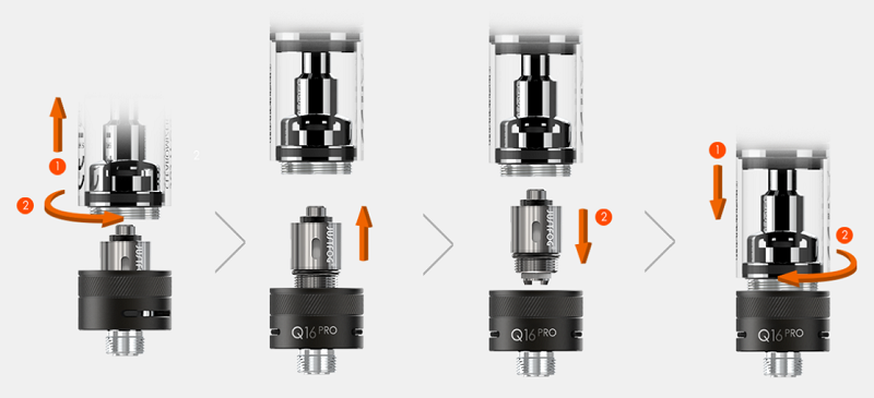 Changement de résistance du Q16 Pro