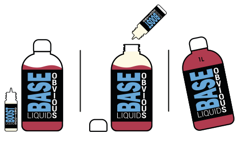 Base "Fill'Up" 140ml 00mg Obvious Liquids