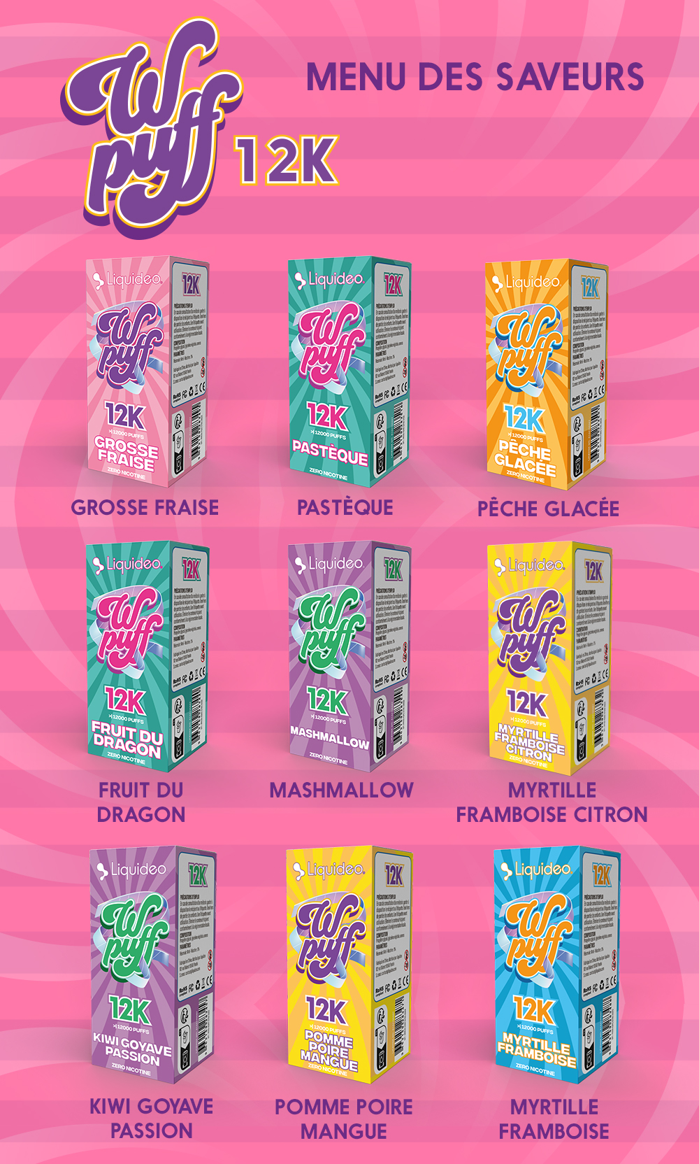 Puff 12K Wpuff Liquideo