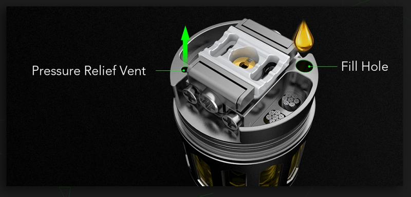 Le remplissage du réservoir se fait par le haut au niveau du plateau