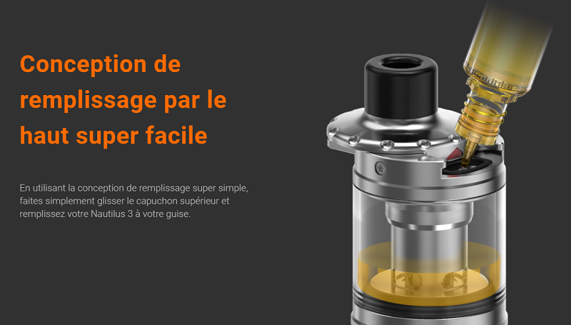 Le remplissage du Nautilus 3