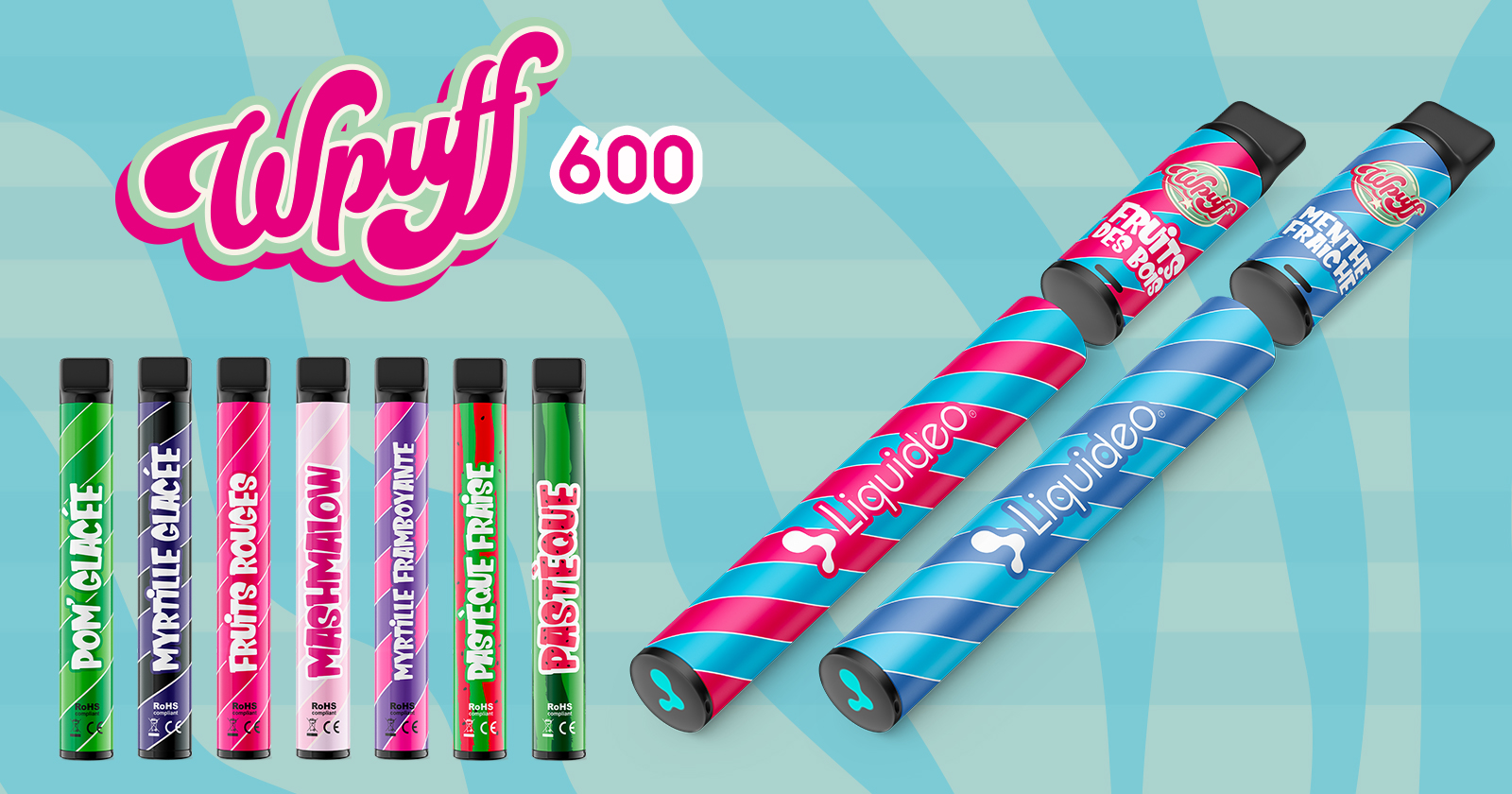 Puff Wpuff 600 0.9% Liquideo