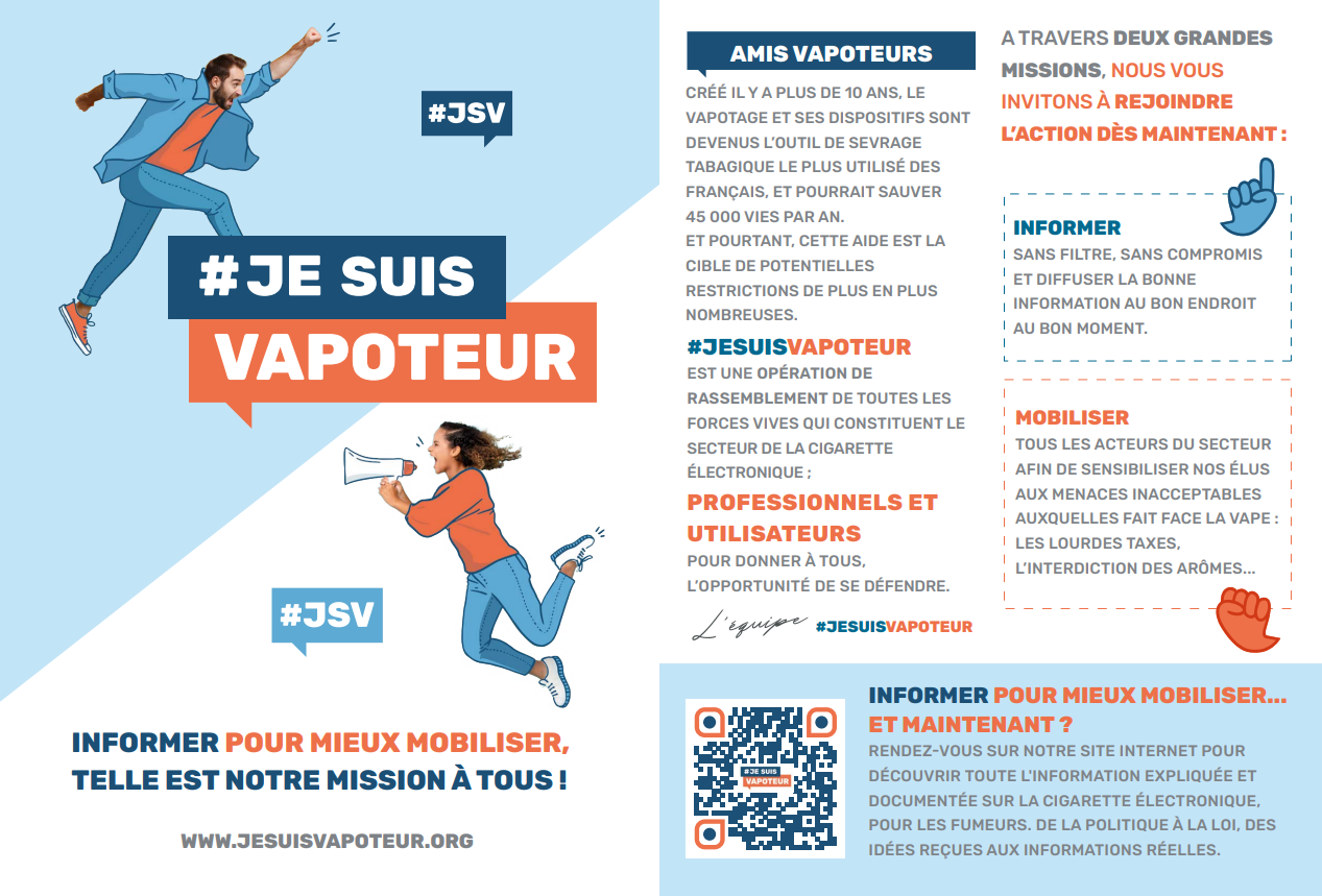 #JeSuisVapoteur : bien informer pour mobiliser