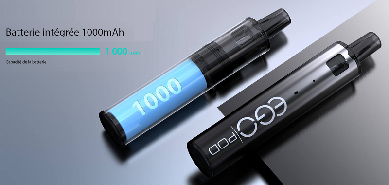 L'Ego AST dispose d'une autonomie de 1000 mAh