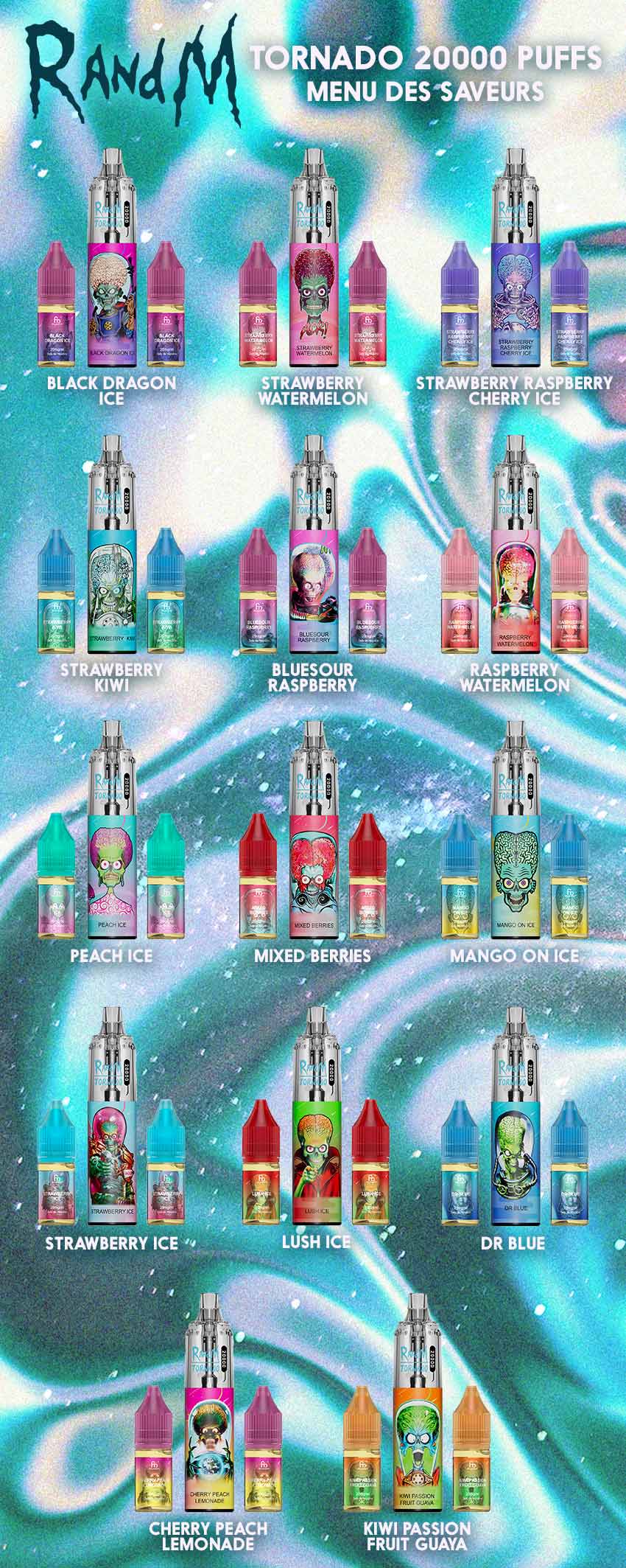 Puff 20k Tornado RandM Fumot