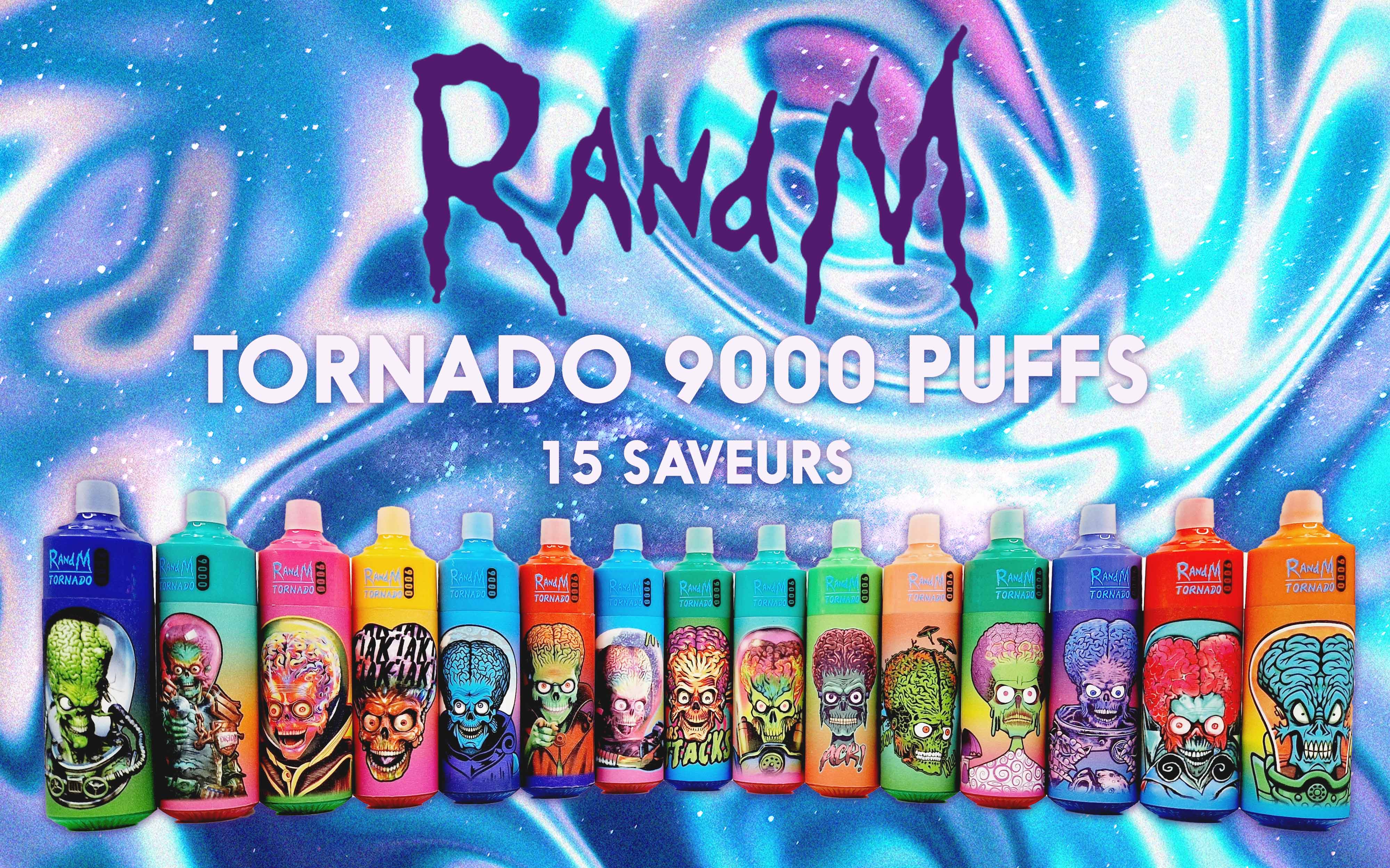 Puff Tornado RandM 9000 taffs