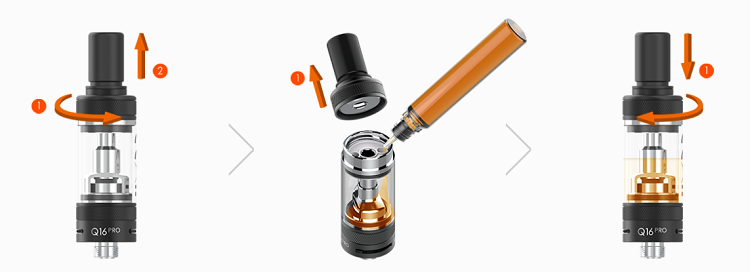 Le remplissage du Q16 Pro