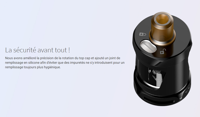 Le remplissage du Zenith II se fait par le haut