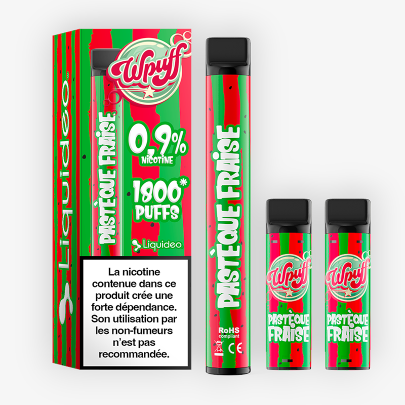 Puff rechargeable WPuff 1800 0.9% Liquideo