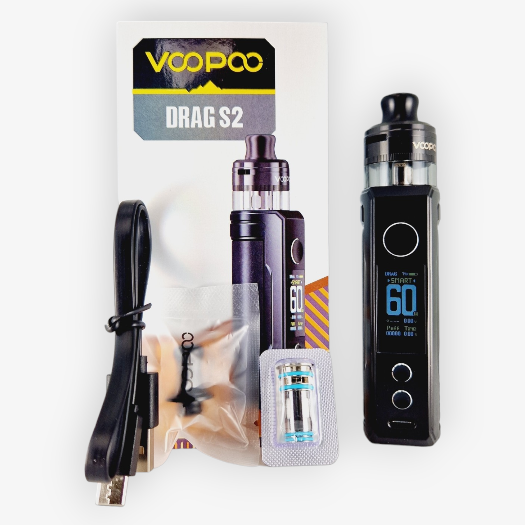 Kit Drag S2 Pod Voopoo Vapoter.fr